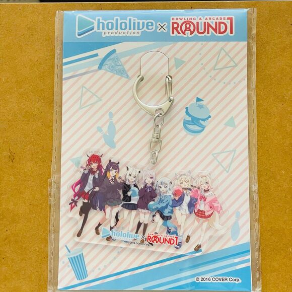 New HOLOLIVE X ROUND 1 Hololive Key chain Duo Set - Picture 2 of 5
